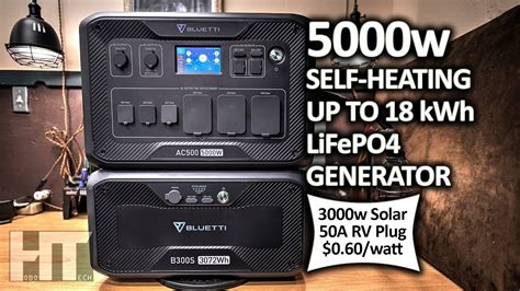 bluetti 5000 watt portable generator